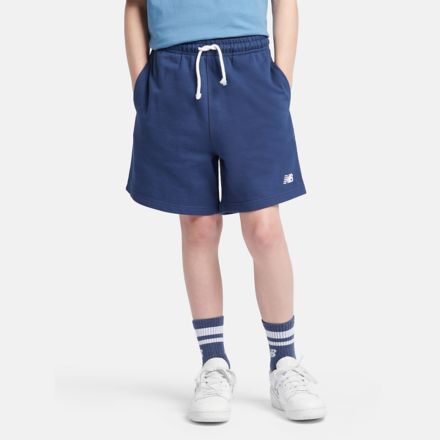 French Terry Small Logo Short, NB NAVY, LAKB0008NNY