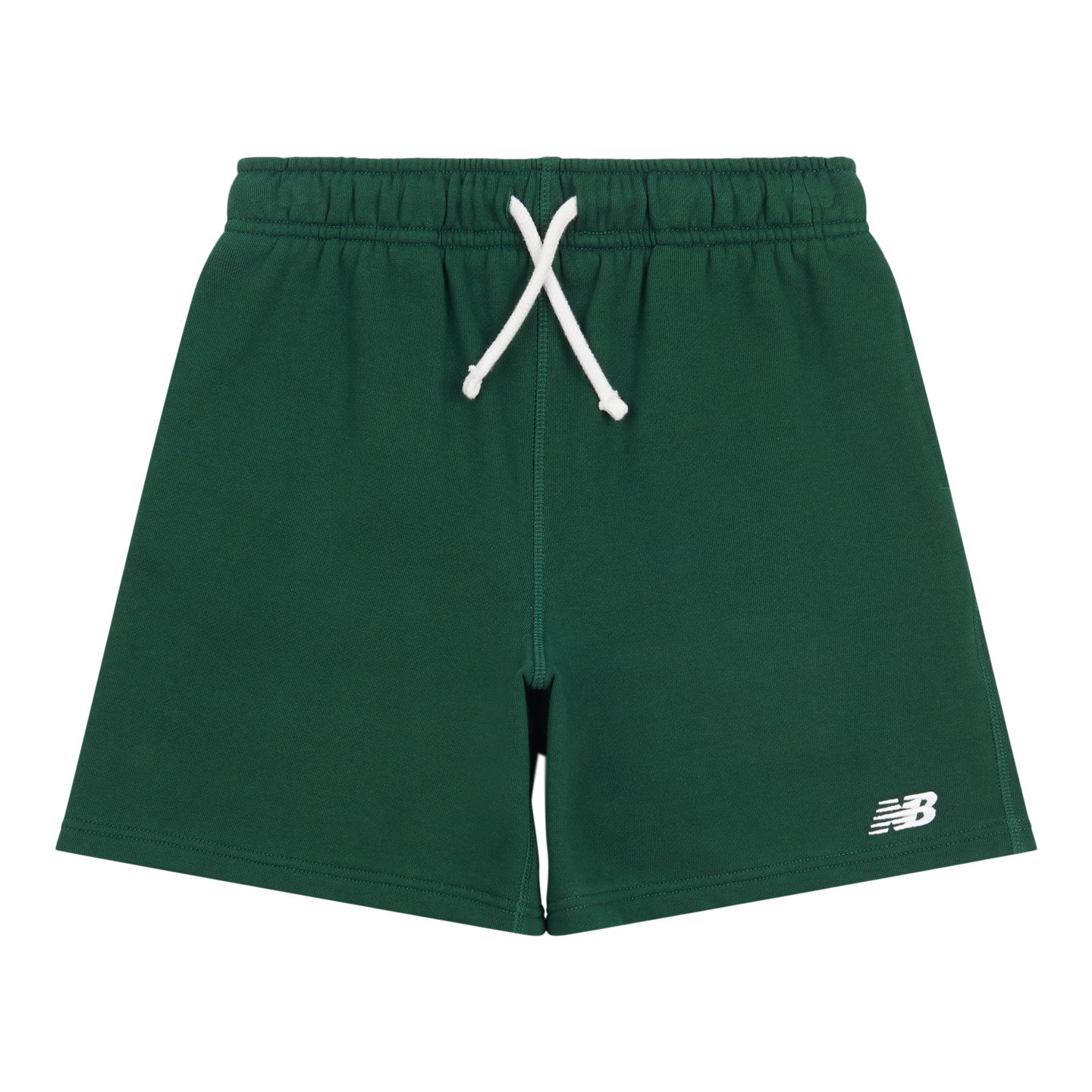 Детские шорты New Balance French Terry Small Logo Short, цвет: Зелёный — фото 5