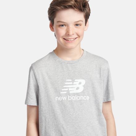 Jersey Stacked Logo T-Shirt - New Balance