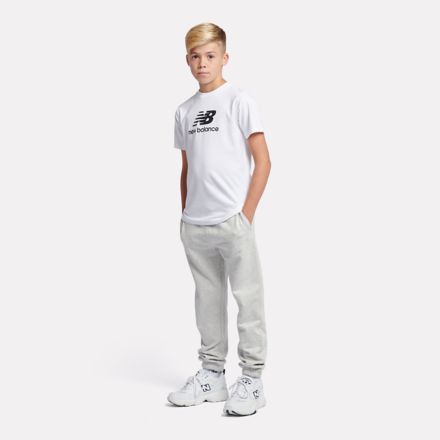 Jersey Stacked Logo T-Shirt, BRIGHT WHITE, LAKB0009BWE