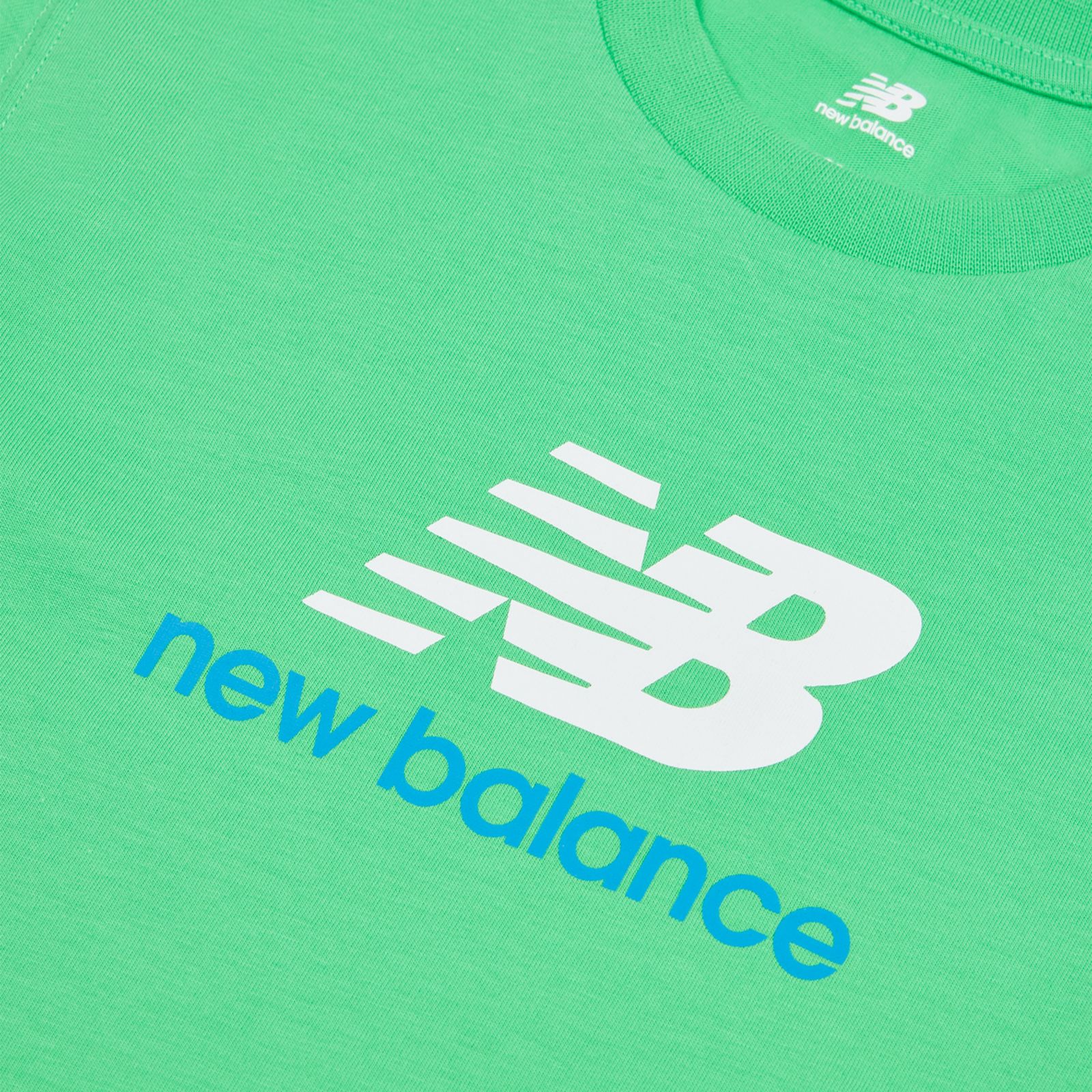 Детские футболки New Balance Jersey Stacked Logo T-Shirt — фото 7