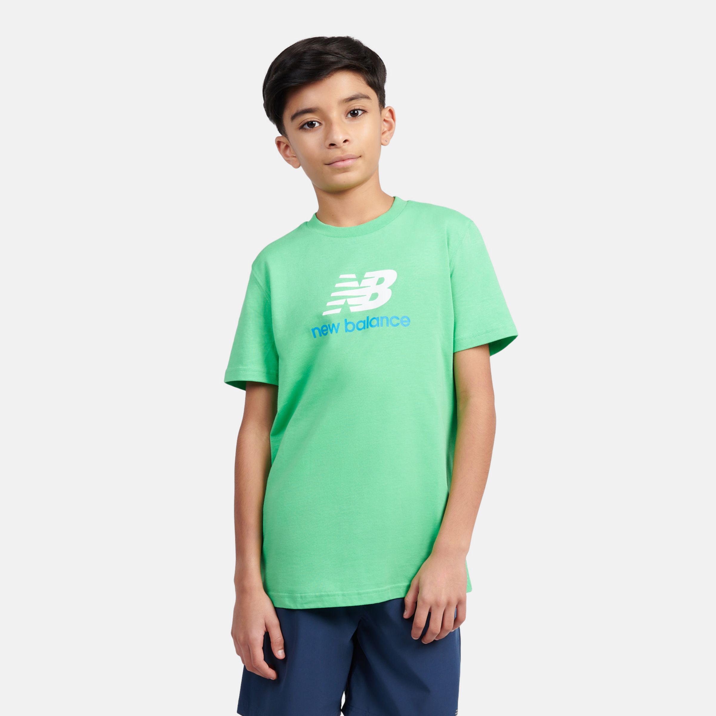 ★NEW BALANCE★ Men's Linear Back Print T-Shirt White New Balance Linear Back Print T-Shirt - JD Sports Global