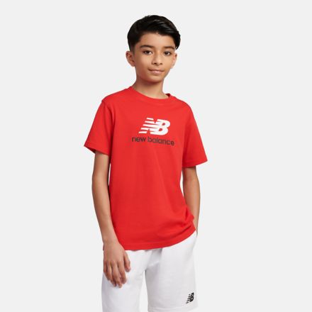 Jersey Stacked Logo T-Shirt, BRIGHT WHITE, LAKB0009TRD