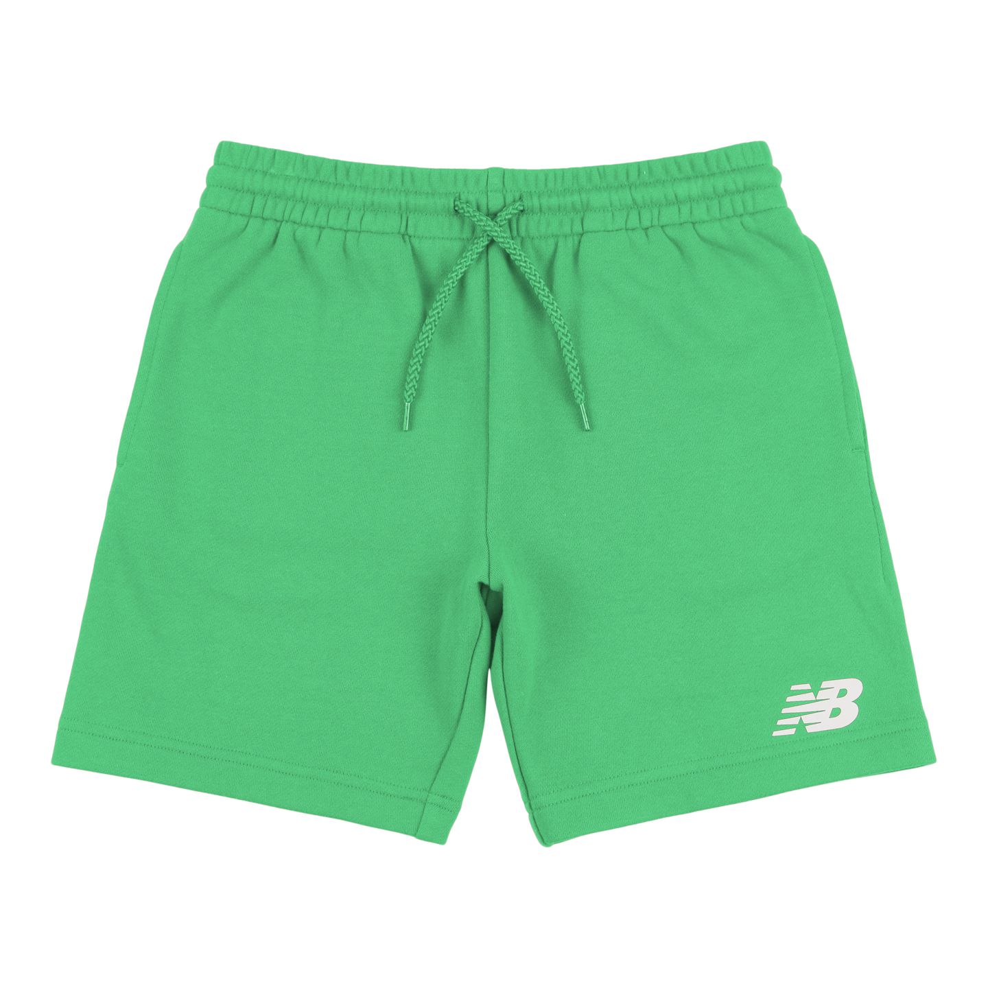Детские шорты New Balance French Terry Stacked Logo Short, цвет: Зелёный — фото 6
