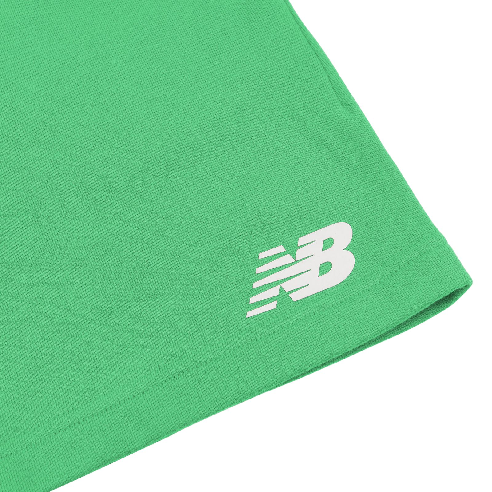 Детские брюки New Balance French Terry Stacked Logo Short — фото 7