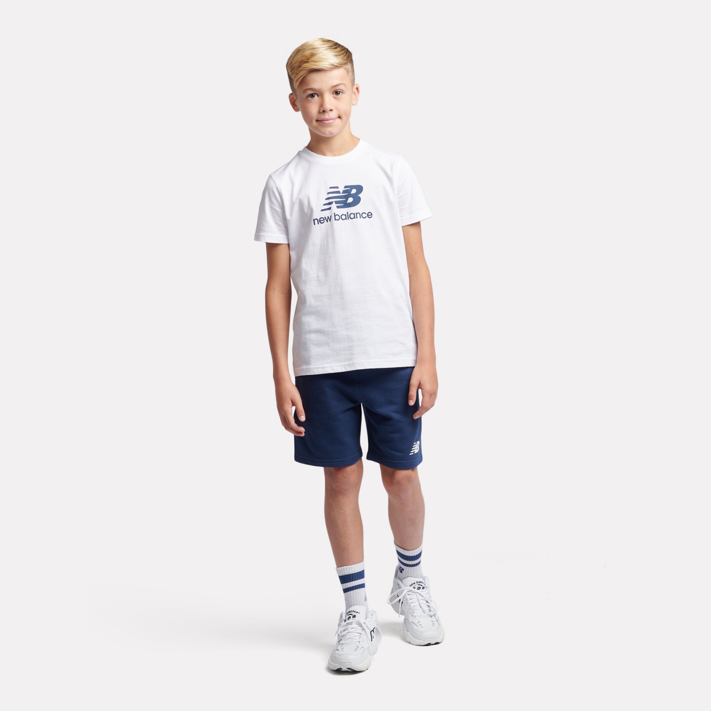 French Terry Stacked Logo Short