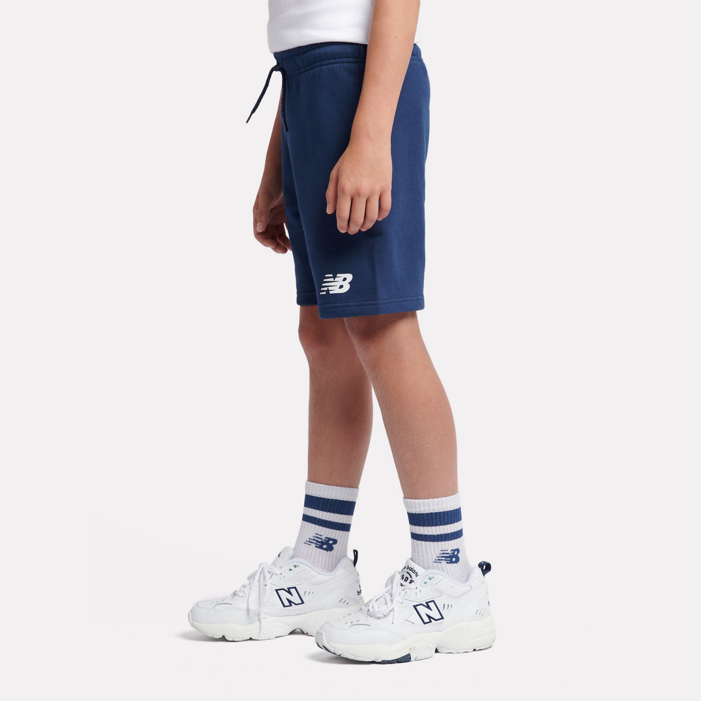 French Terry Stacked Logo Short