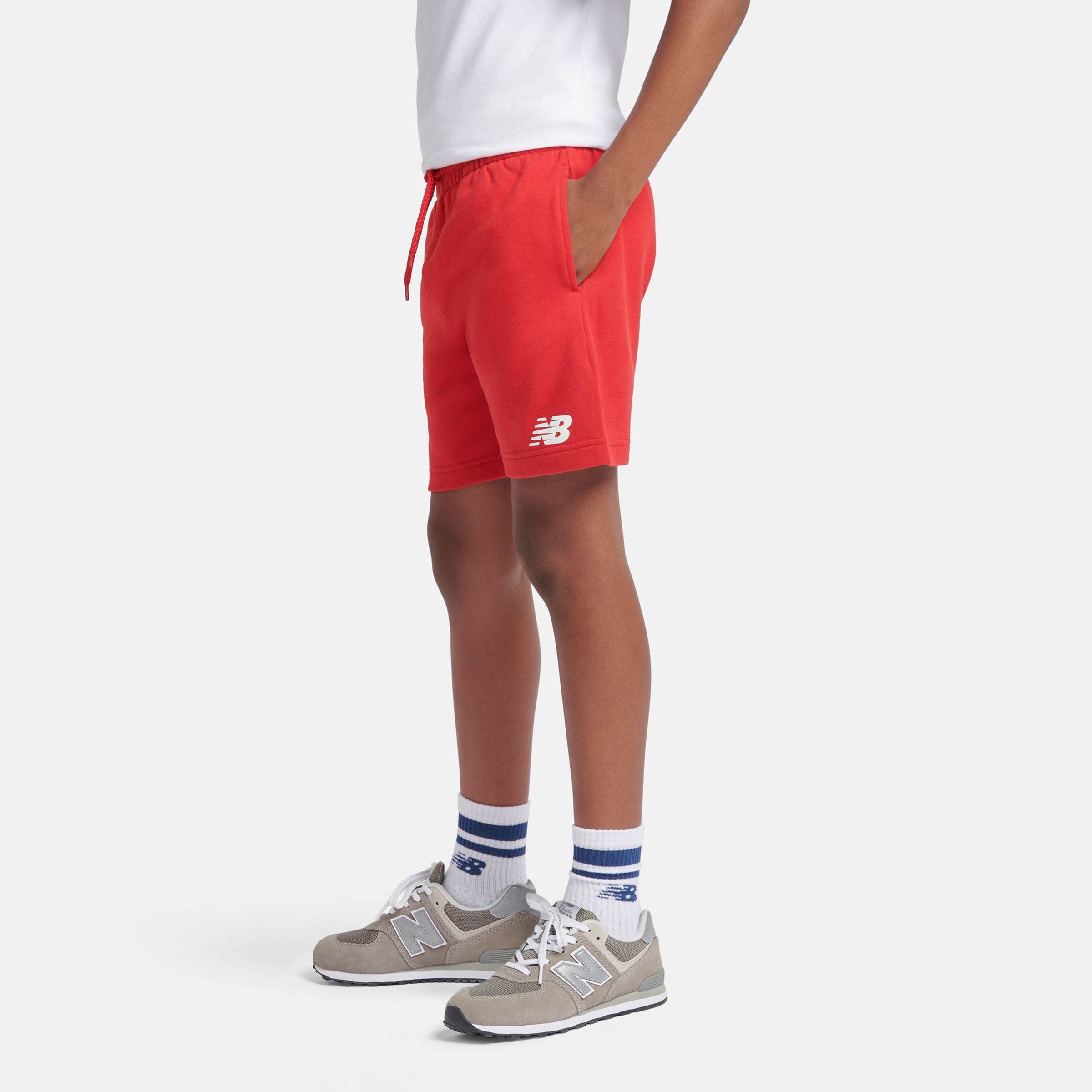 French Terry Stacked Logo Short