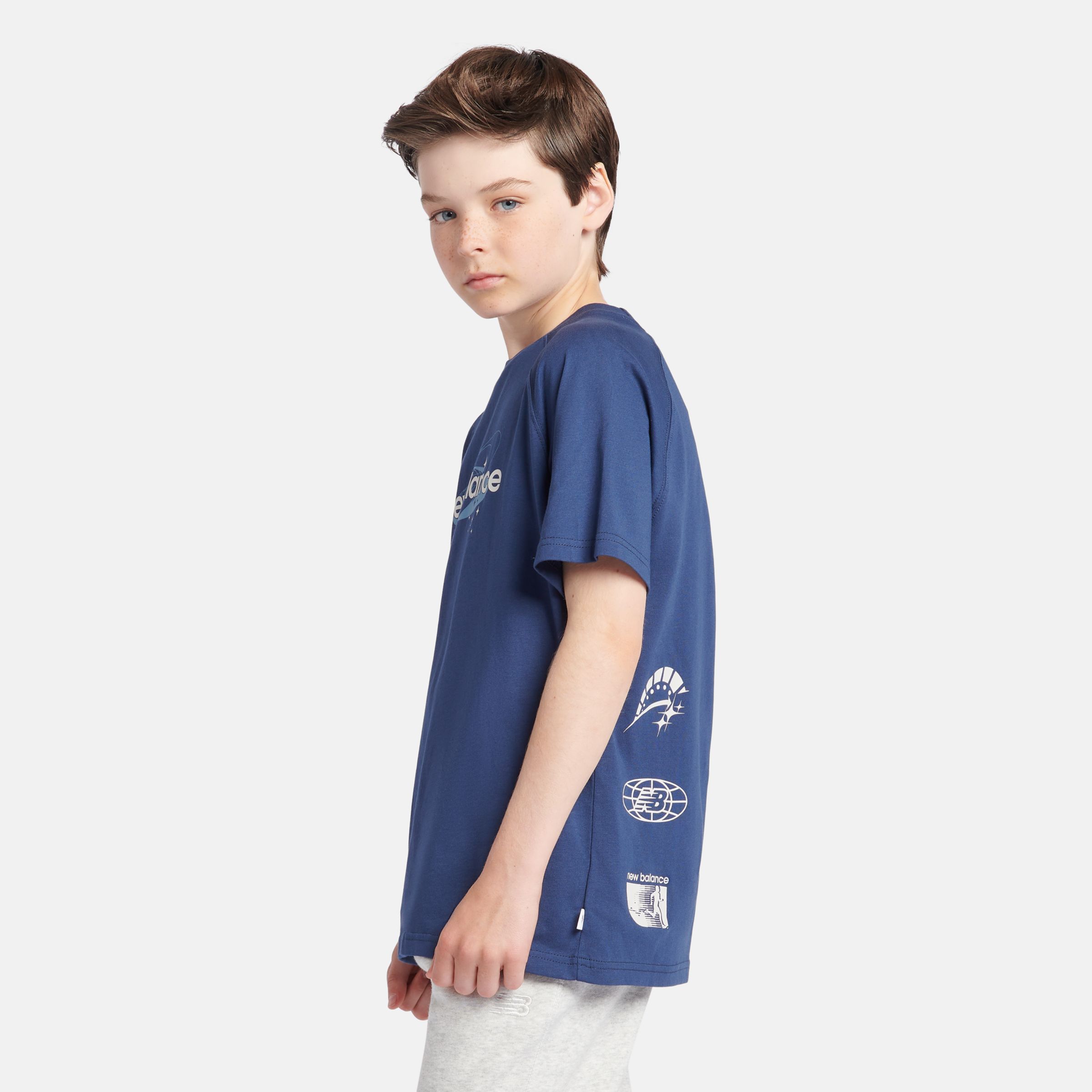 Global 連肩袖圓領上衣