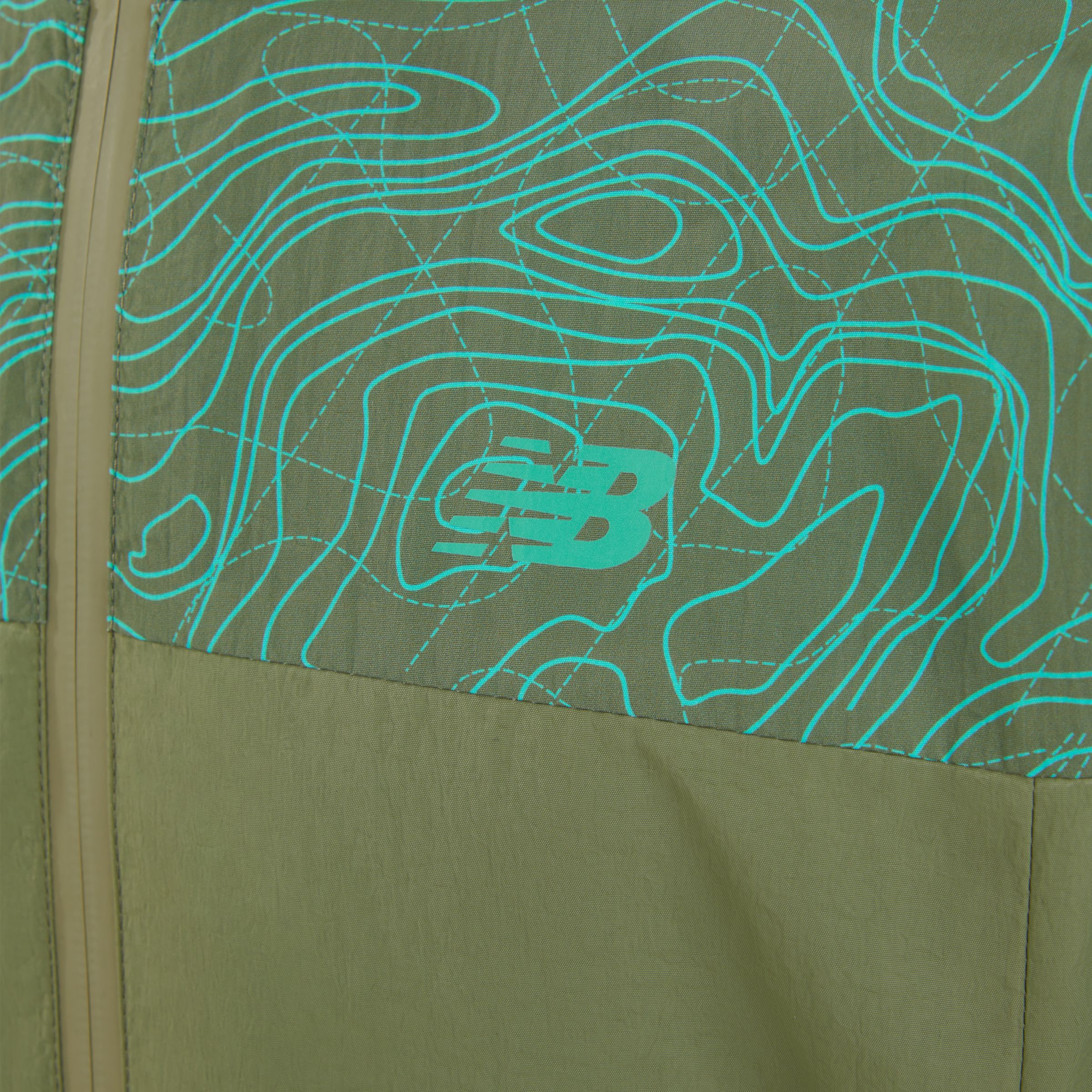 Athletics AOP Woven Mesh Lined Jacket