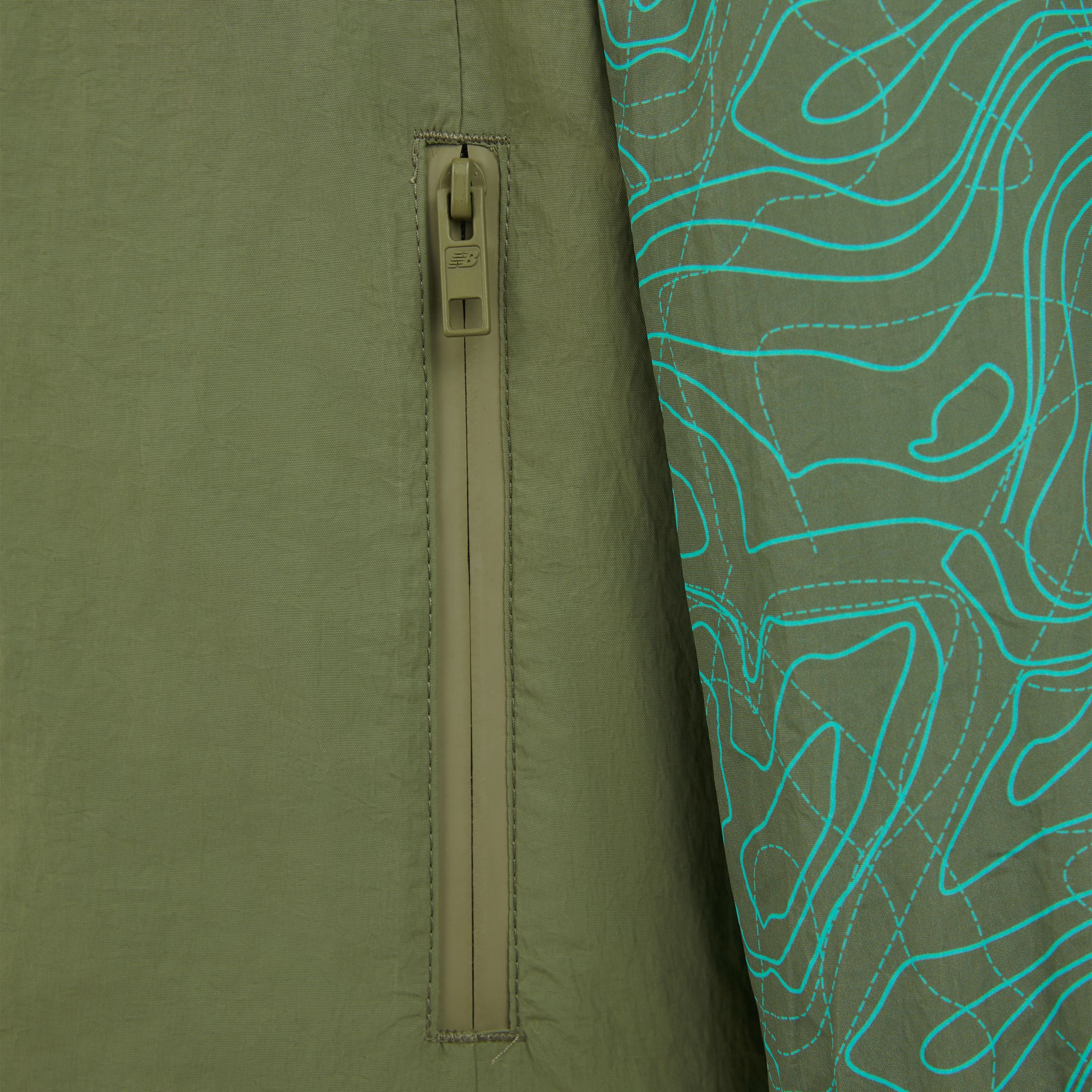 Athletics AOP Woven Mesh Lined Jacket