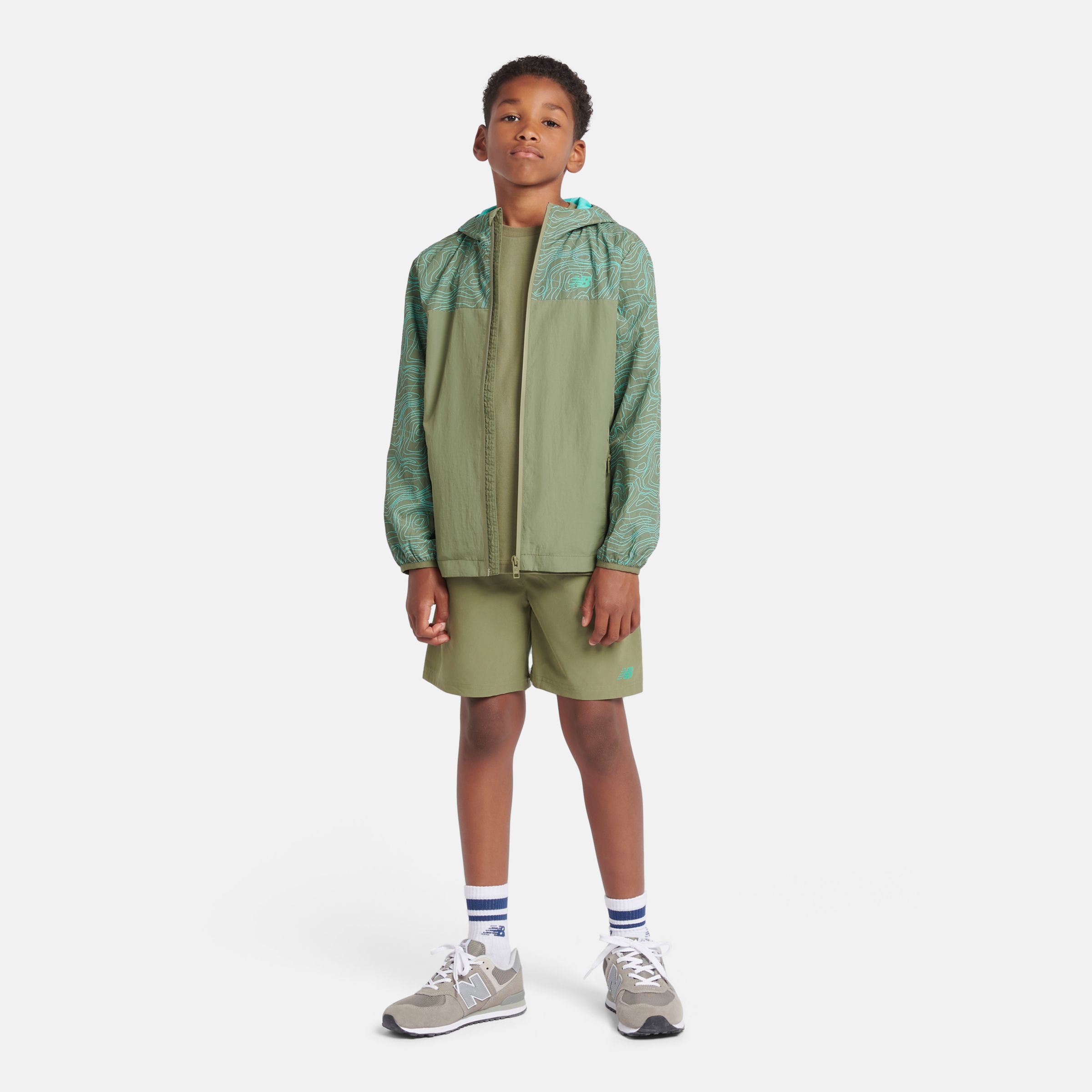 Athletics AOP Woven Mesh Lined Jacket