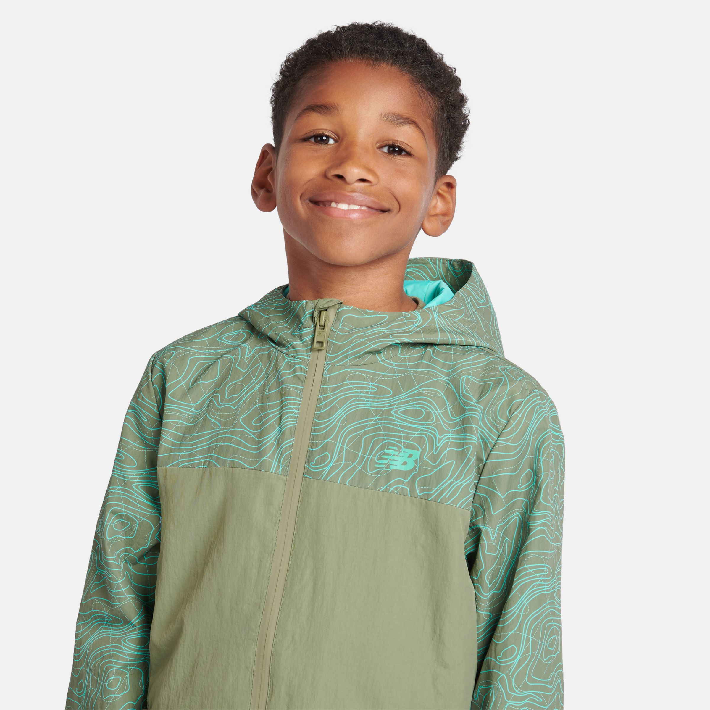 Athletics AOP Woven Mesh Lined Jacket