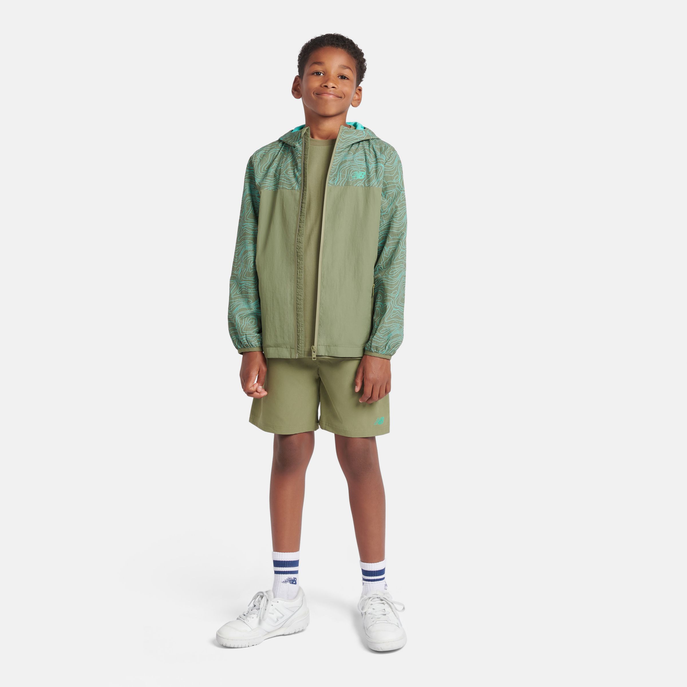 AOP Panel Woven Shorts