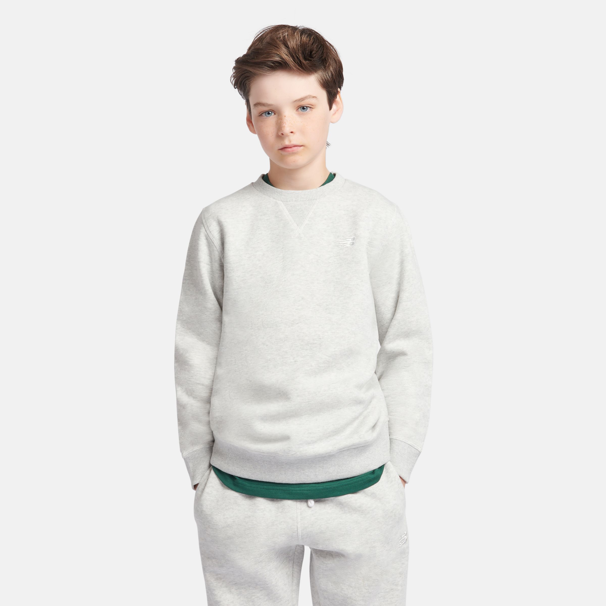 French Terry Small Logo Crew