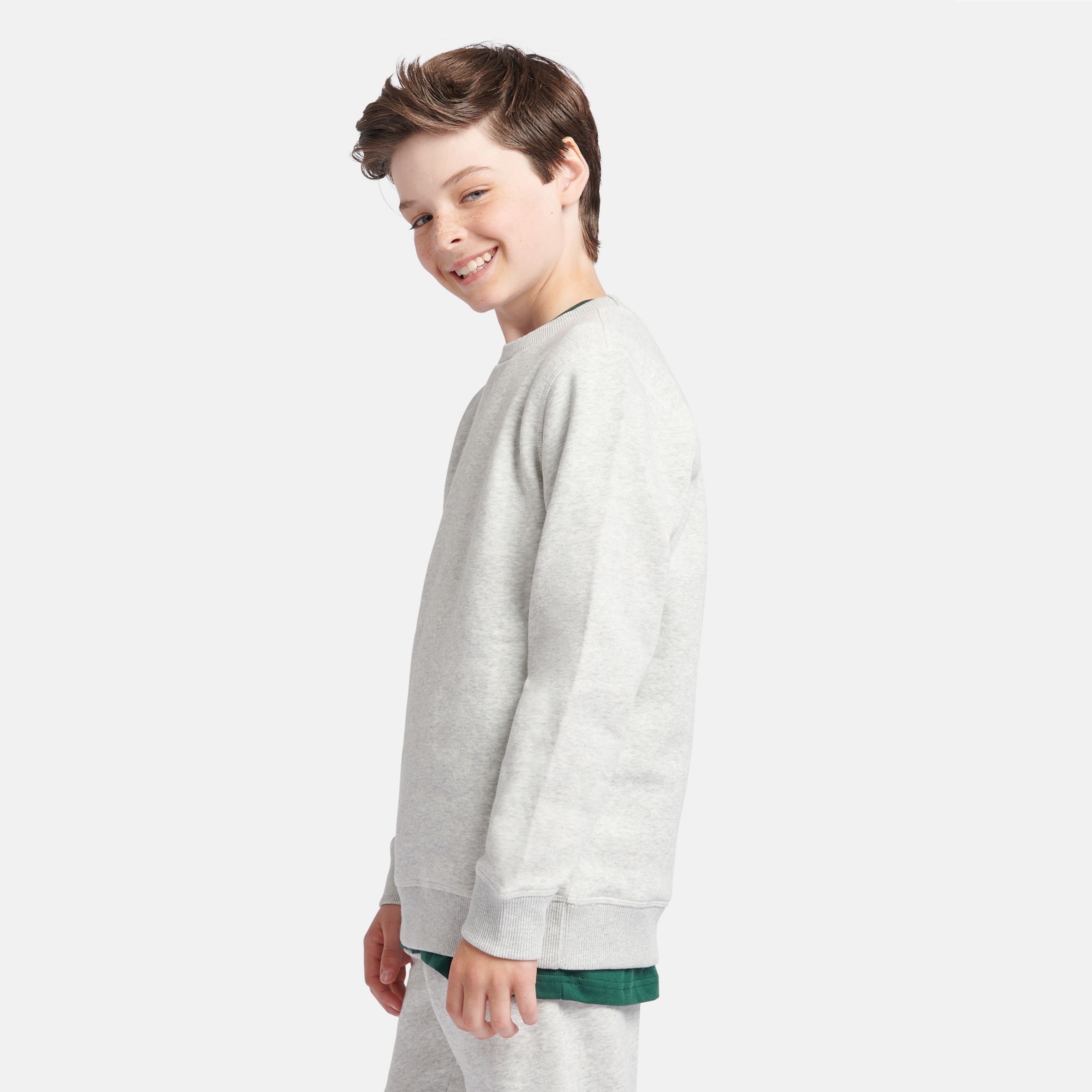 French Terry Small Logo Crew