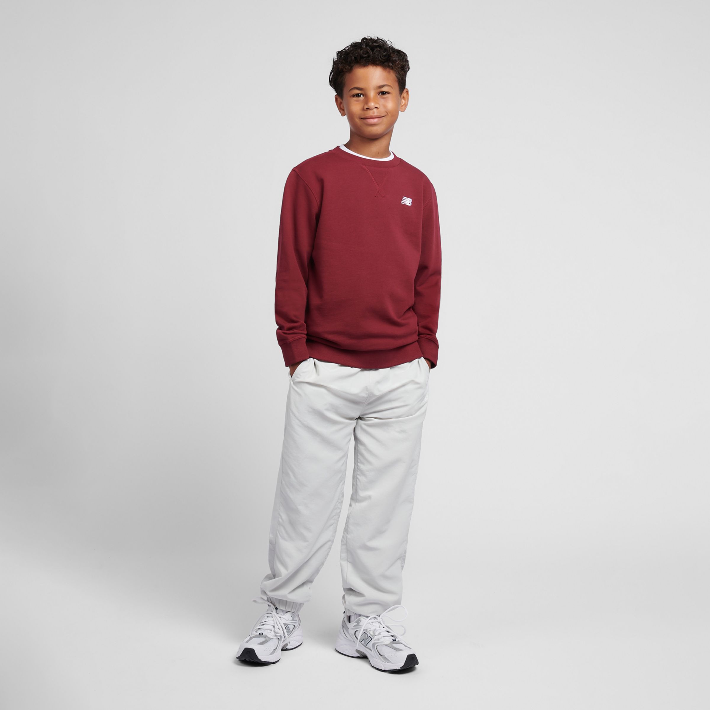 French Terry Small Logo Crew