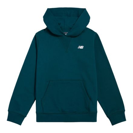 French Terry Small Logo Hoodie, BLACK, LAKB0056AAV