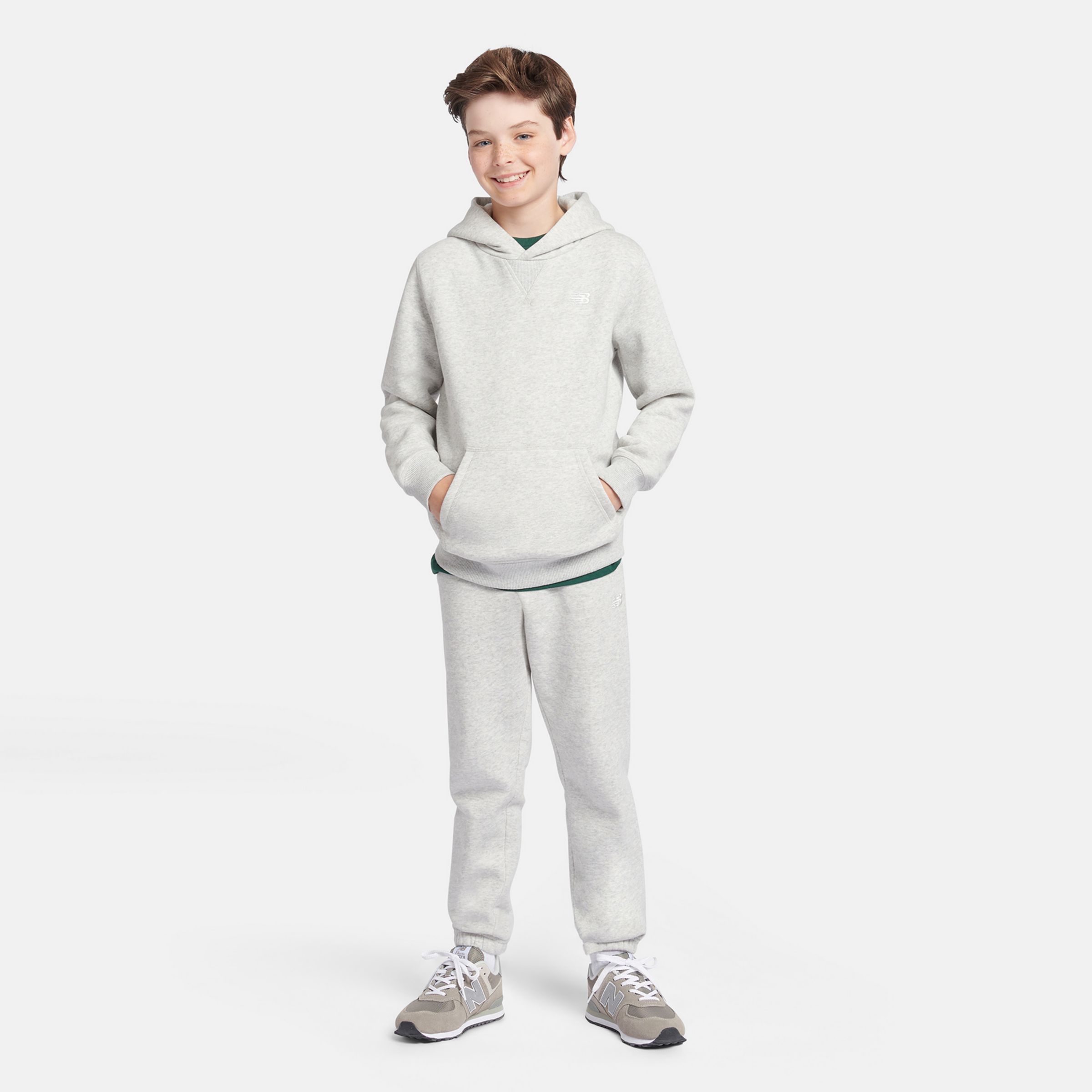 French Terry Small Logo Hoodie