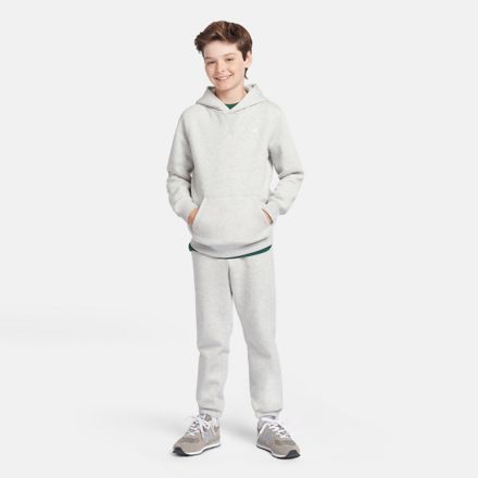 French Terry Small Logo Hoodie, Ash Heather, LAKB0056AHH