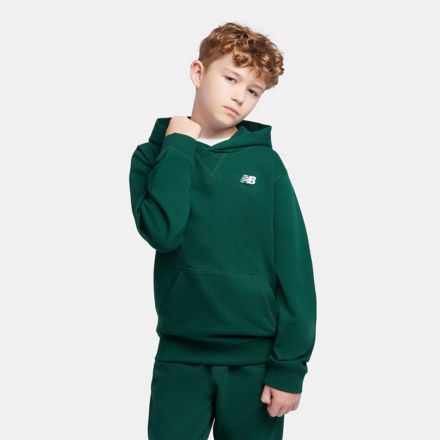 French Terry Small Logo Hoodie, BLACK, LAKB0056NWG