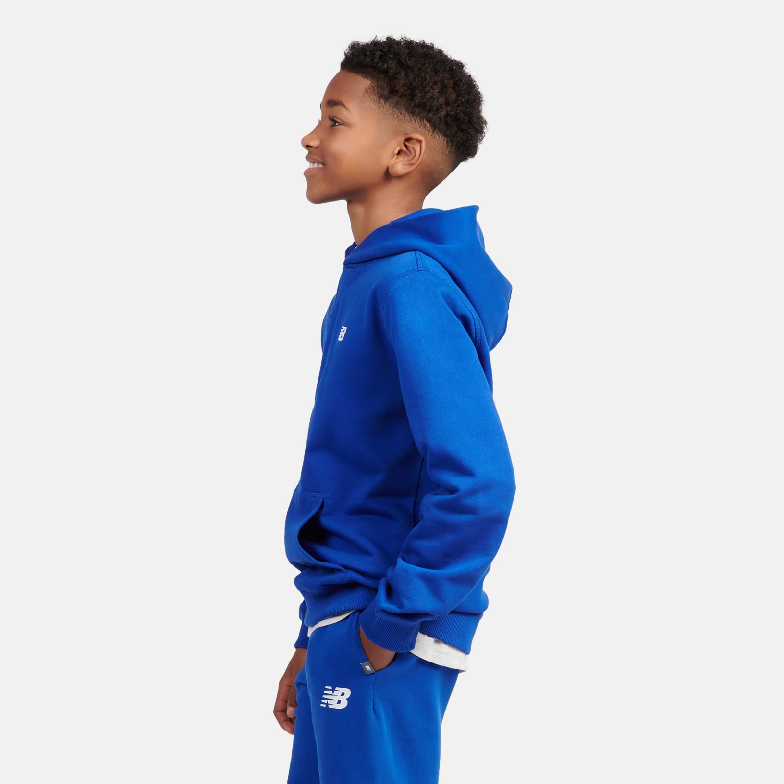 Детские худи New Balance French Terry Small Logo Hoodie — фото 4