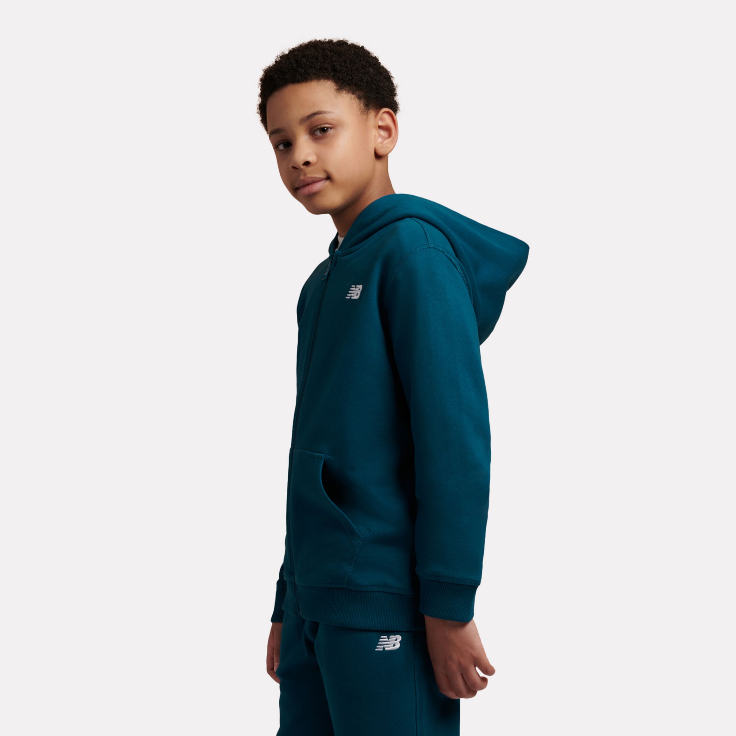 French Terry Small Logo Zip Hoodie