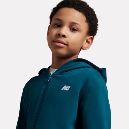 French Terry Small Logo Zip Hoodie