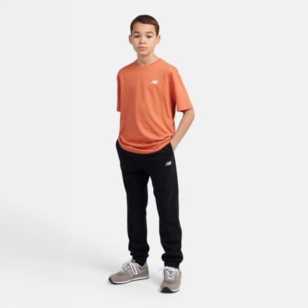 French Terry Small Logo Jogger, BLACK, LAKB0060BK