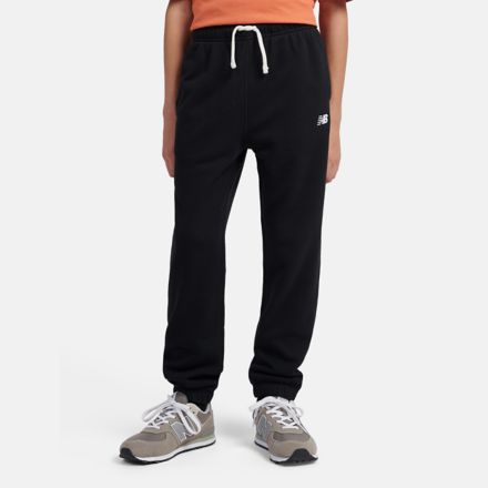 French Terry Small Logo Jogger, BLACK, LAKB0060BK