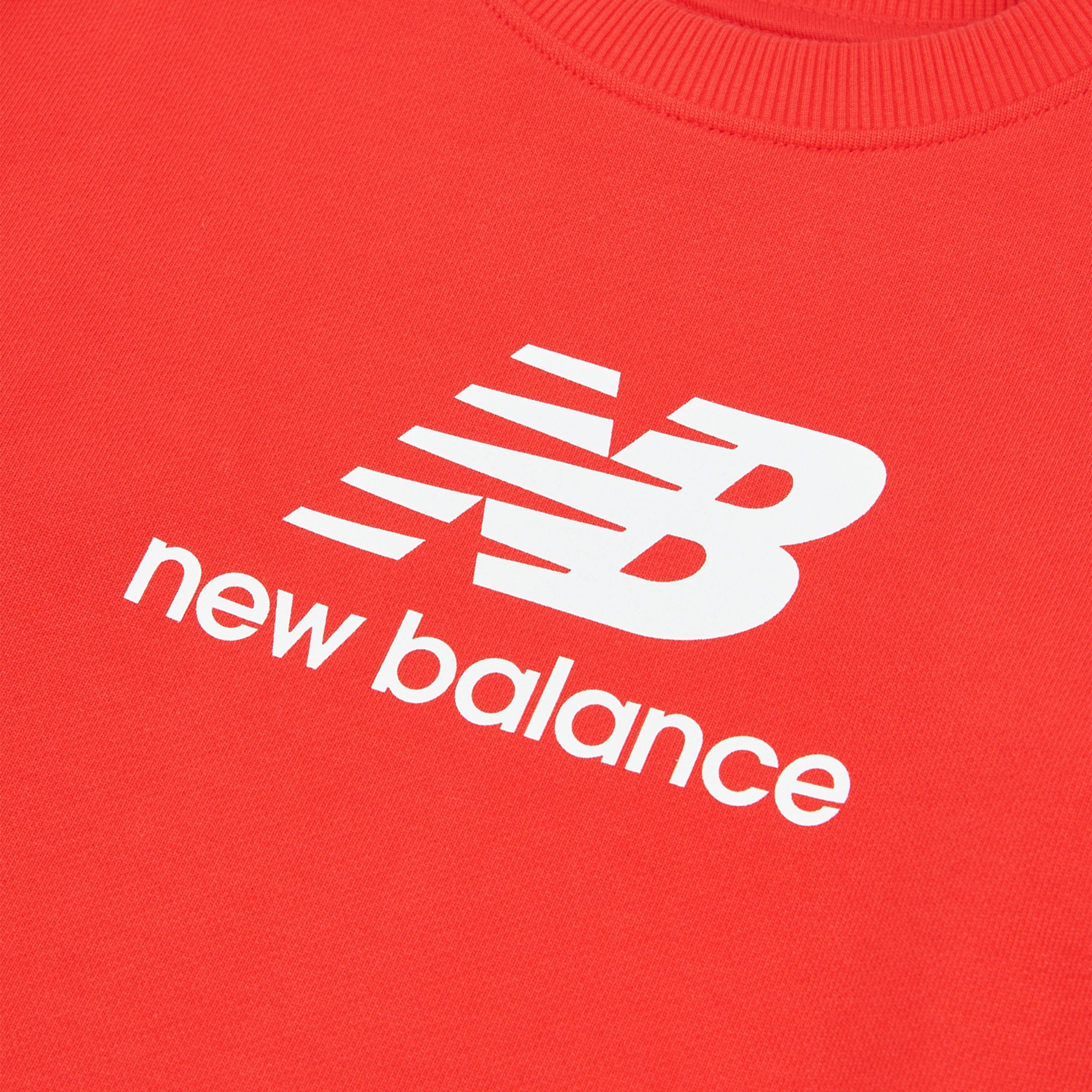 French Terry Stacked Logo Crew