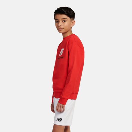 French Terry Stacked Logo Crew