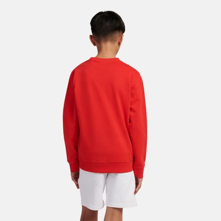 French Terry Stacked Logo Crew