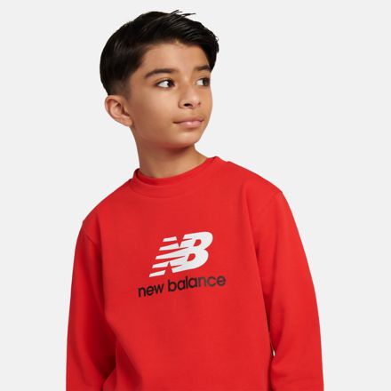 French Terry Stacked Logo Crew