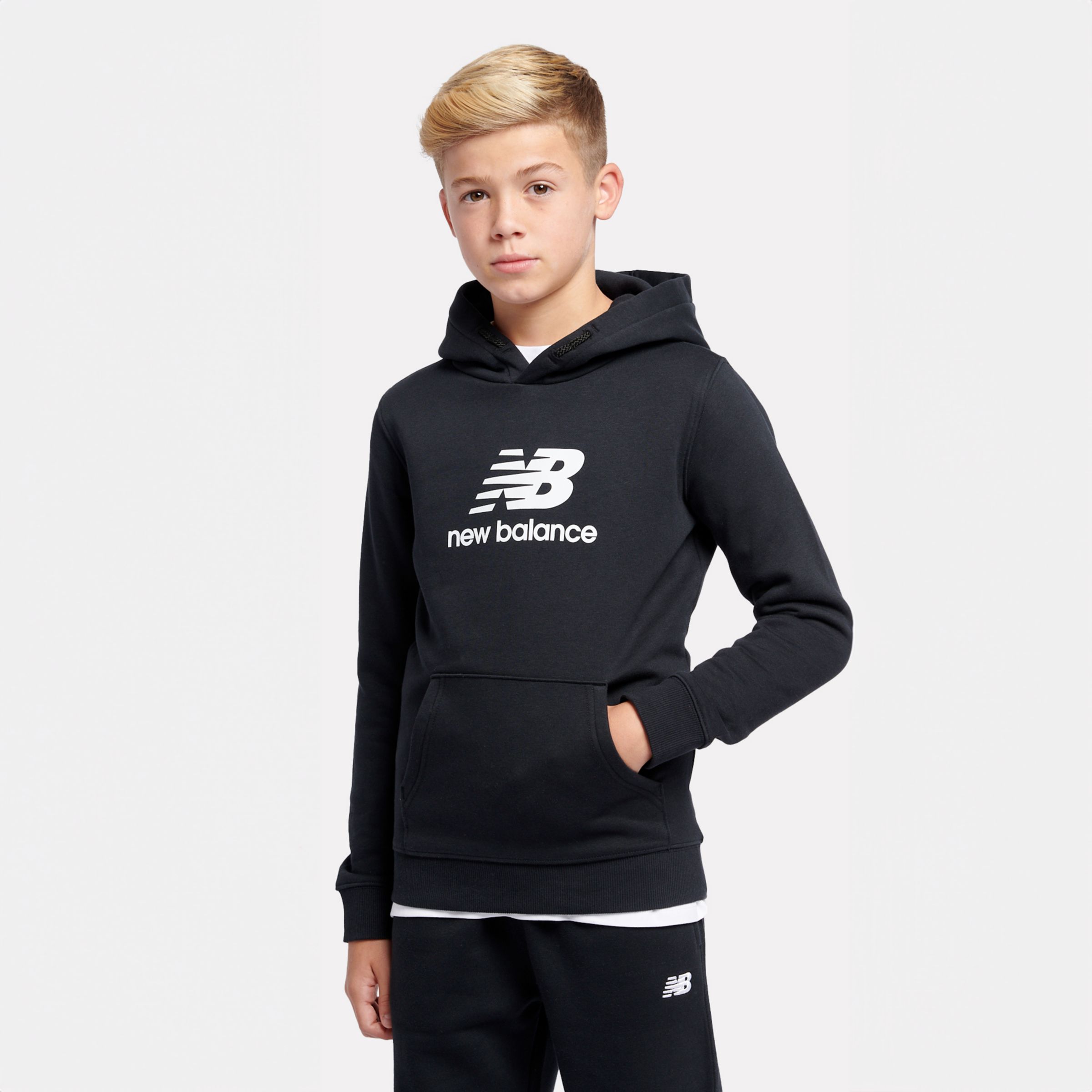 French Terry Stacked Logo Hoodie - New Balance
