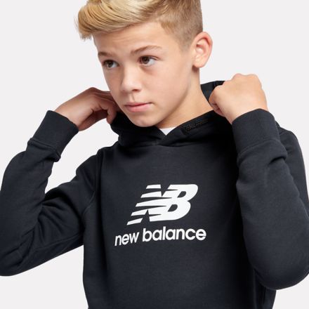 French Terry Stacked Logo Hoodie