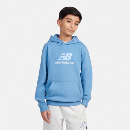 French Terry Stacked Logo Hoodie