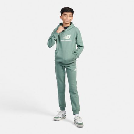 French Terry Stacked Logo Hoodie