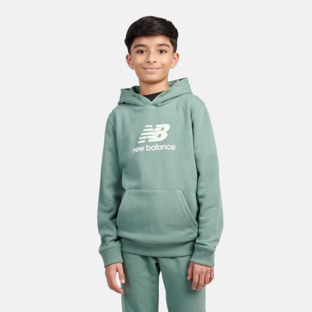French Terry Stacked Logo Hoodie