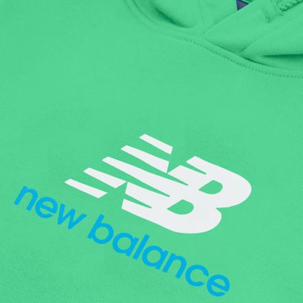 French Terry Stacked Logo Hoodie