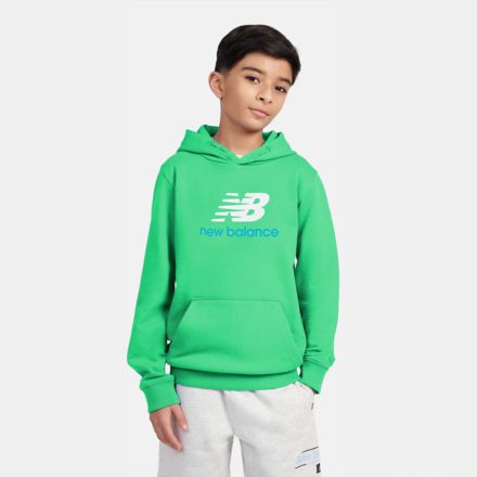 French Terry Stacked Logo Hoodie