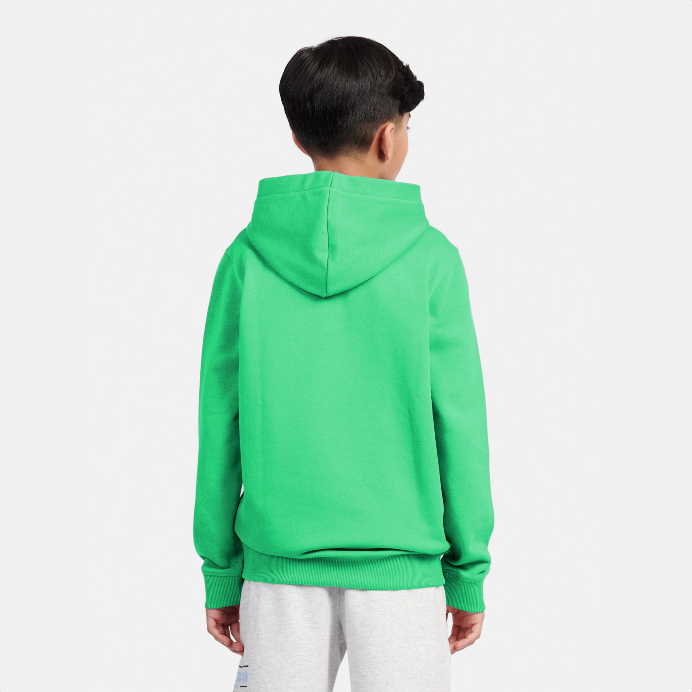 French Terry Stacked Logo Hoodie
