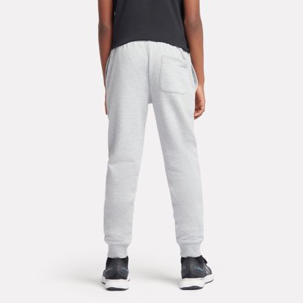 Pantalon de sport à logo superposé en tissu éponge français