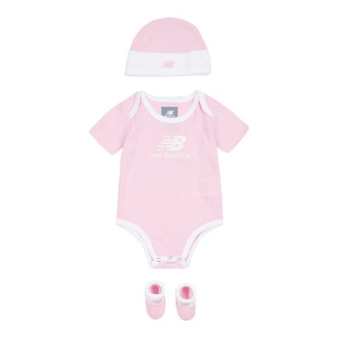 New Balance Stacked Logo Infant Set