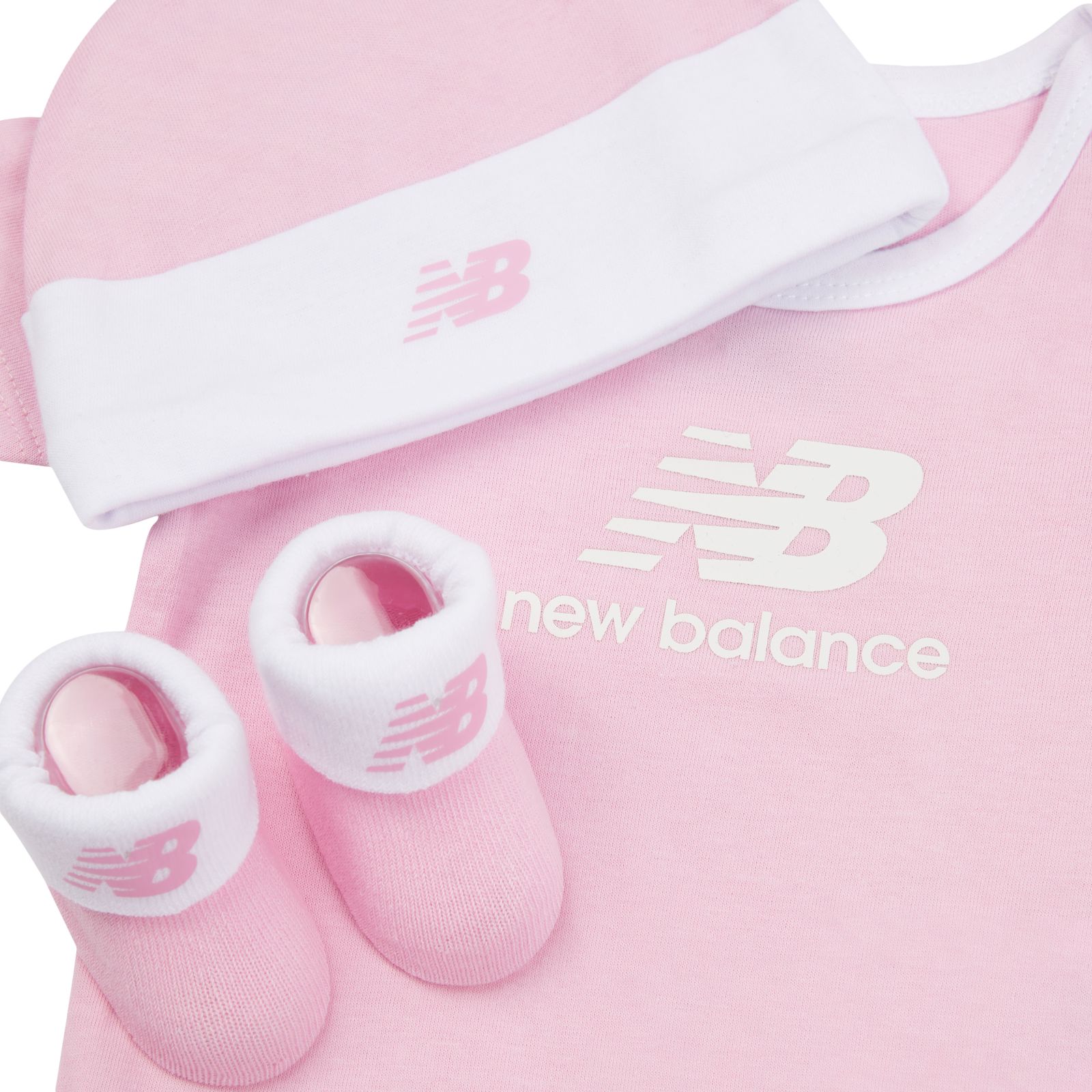 New Balance Stacked Logo Infant Set — фото 2