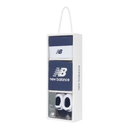 New Balance Stacked Logo Infant Set, LAKB0106NNY
