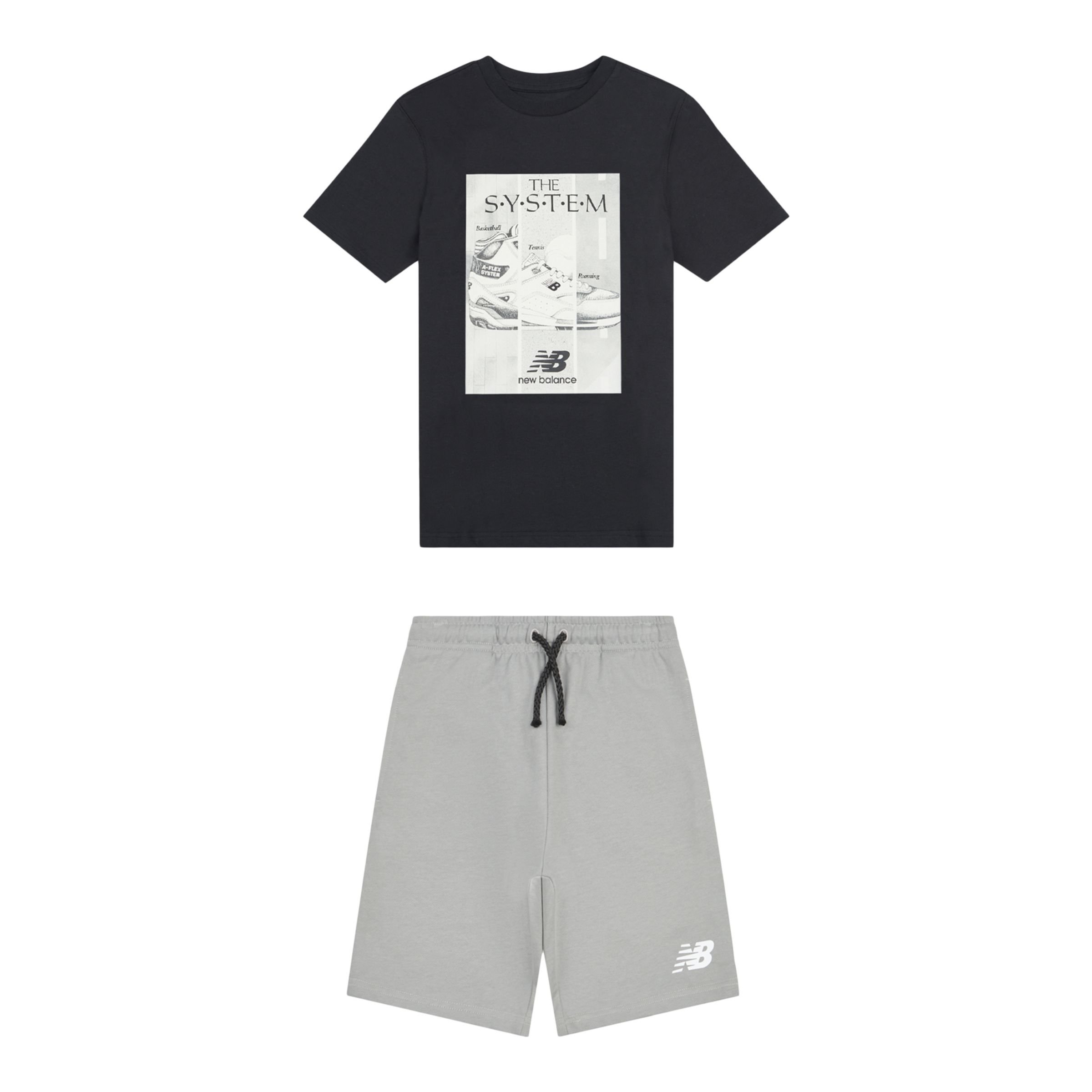 The System Graphic T-Shirt And Short Set