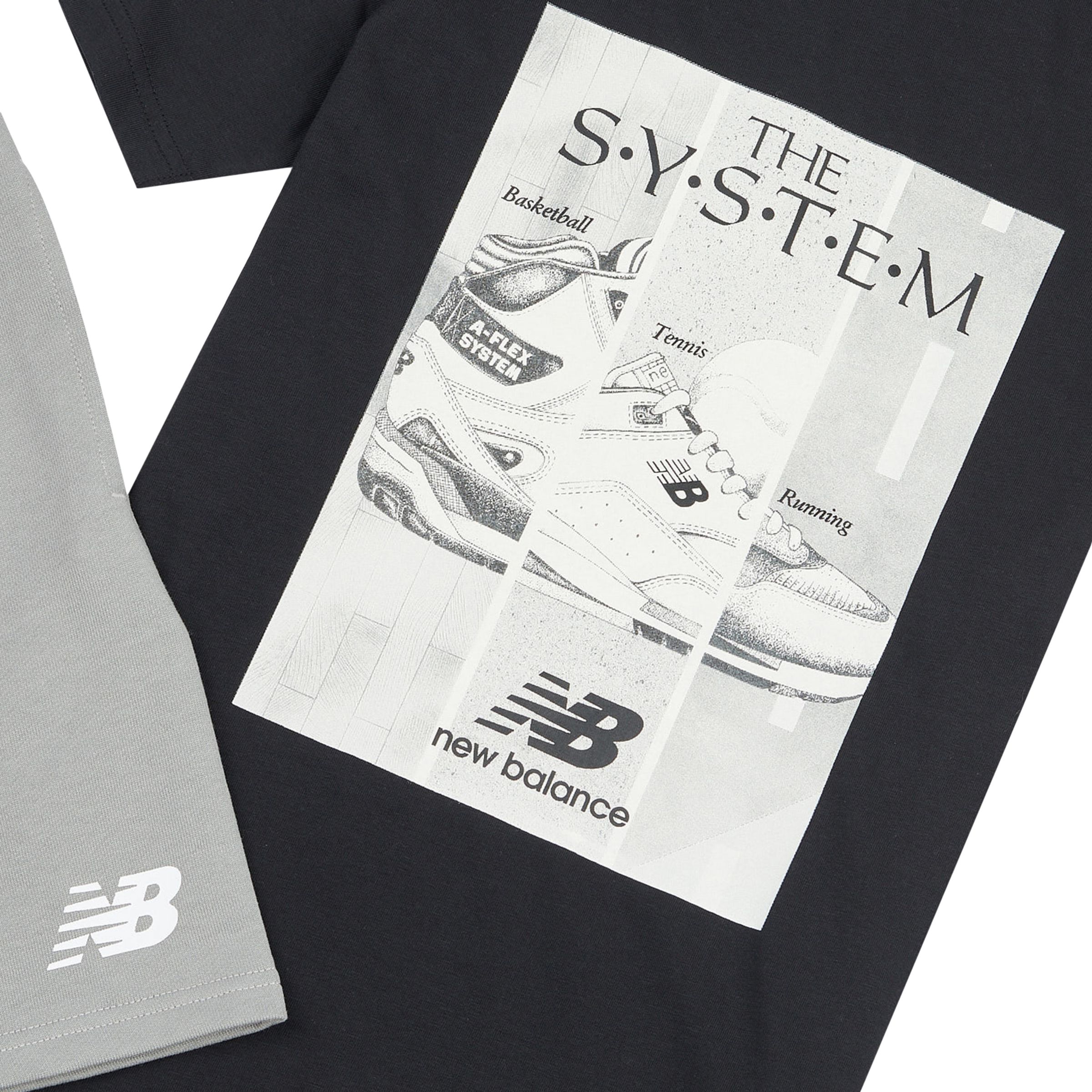 The System Graphic T-Shirt And Short Set