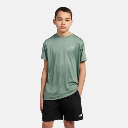 Athletics Graphic Tee, DARK JUNIPER, LAKB0143DKJ