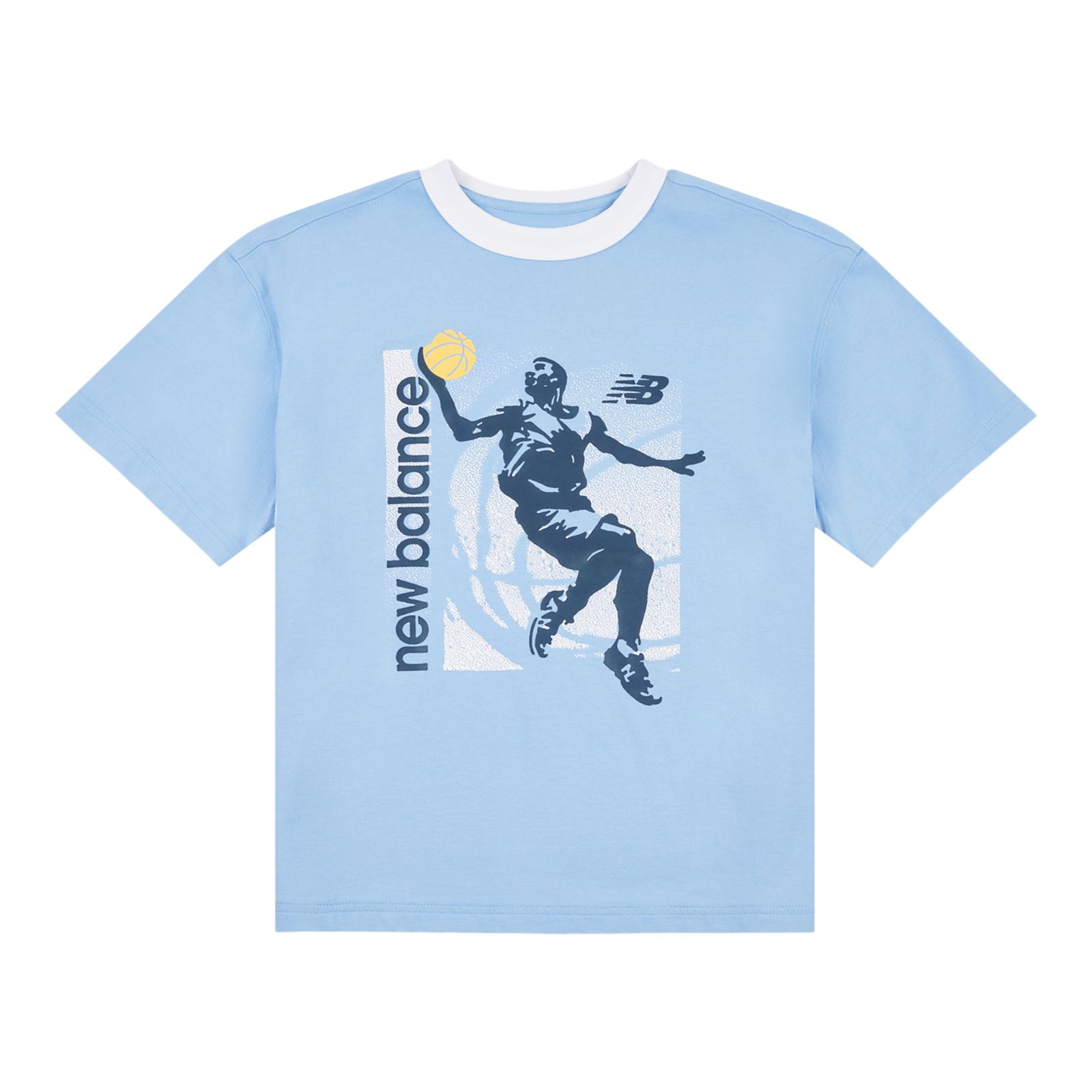 Детские футболки New Balance Hoops Layup Graphic Tee — фото 7
